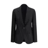 Brunello Cucinelli Linen Fluid Jacket With Shiny Details