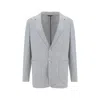 Brunello Cucinelli Men Blazer Jacket In Gray