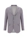 Brunello Cucinelli Single-breasted Blazer In C1142