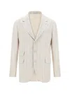 Brunello Cucinelli Blazer  Men Color Cream In C337