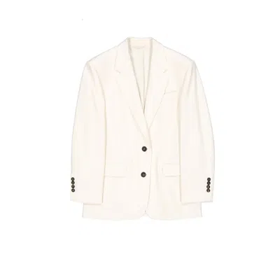 Brunello Cucinelli Blazer Jacket In Neutral
