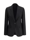 Brunello Cucinelli Blazer Jacket In Nero