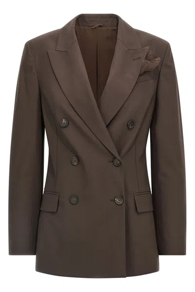 BRUNELLO CUCINELLI TROPICAL LUXURY WOOL BLAZER