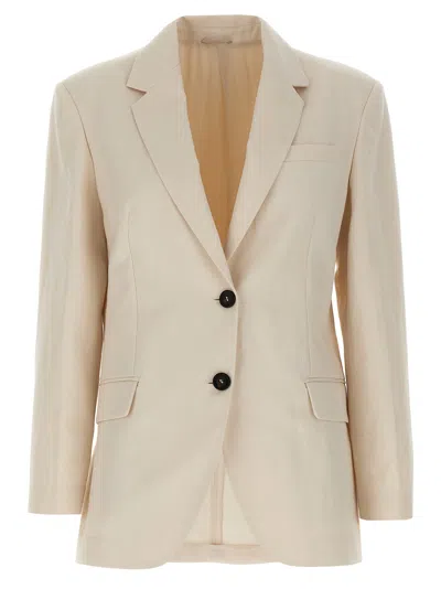 Brunello Cucinelli Blazer Monile Blazer And Suits White