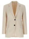 Brunello Cucinelli Blazer Monile Blazer And Suits White In White