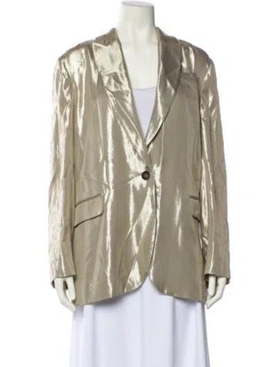 Pre-owned Brunello Cucinelli Blazer In Neutral