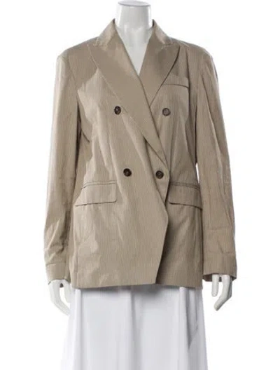 Pre-owned Brunello Cucinelli Blazer In Neutral