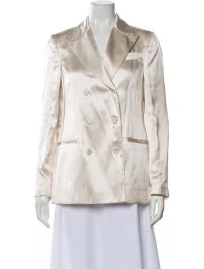 Pre-owned Brunello Cucinelli Blazer In Neutral