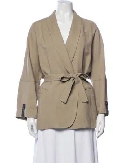 Pre-owned Brunello Cucinelli Blazer In Neutrals