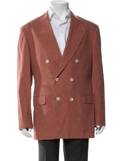 Pre-owned Brunello Cucinelli Blazer In Orange