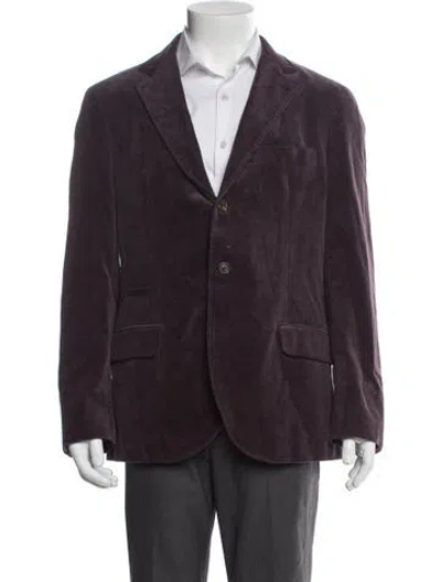 Pre-owned Brunello Cucinelli Blazer In Purple