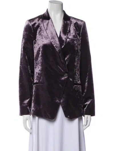 Pre-owned Brunello Cucinelli Blazer In Purple
