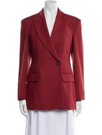 Pre-owned Brunello Cucinelli Blazer In Red