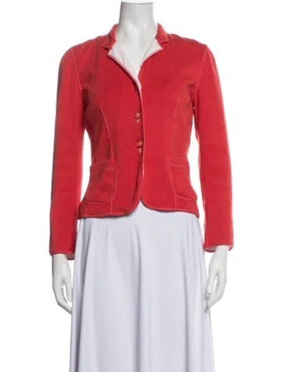 Pre-owned Brunello Cucinelli Blazer In Red