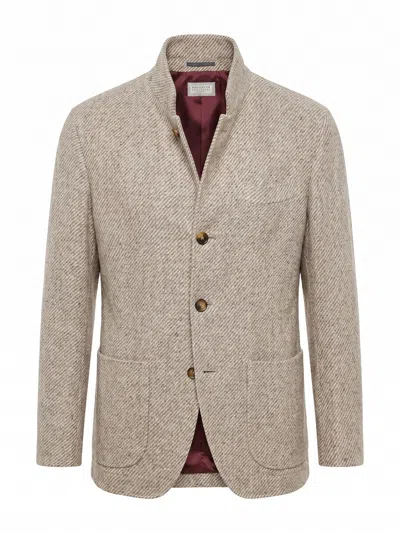 Brunello Cucinelli Blazer In Neutral