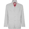 Brunello Cucinelli Blazer-style Outerwear In Gray