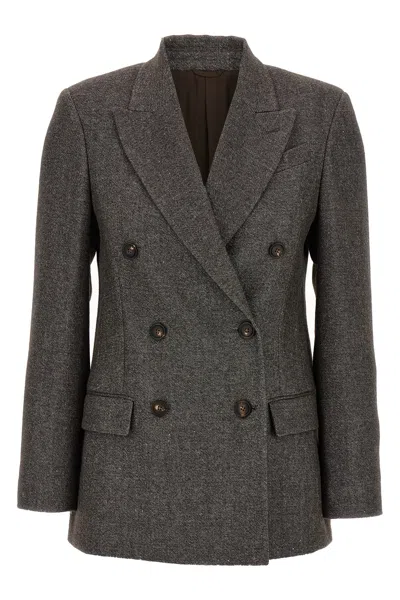 BRUNELLO CUCINELLI BLAZER TWEED MONILE