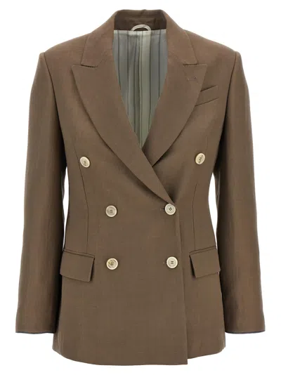 Brunello Cucinelli Blazer Twill Fluid