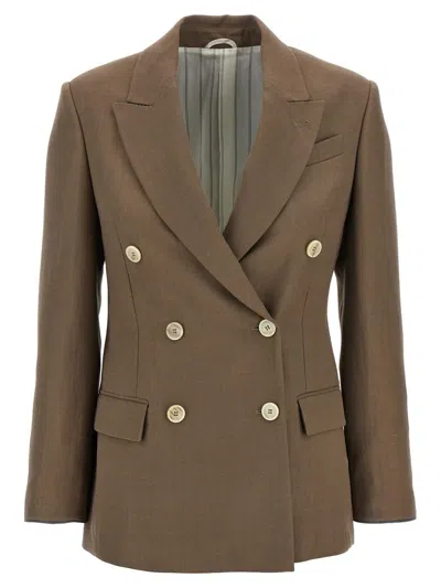 Brunello Cucinelli Blazer Twill Fluid