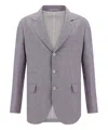 Brunello Cucinelli Single-breasted Blazer In Violet