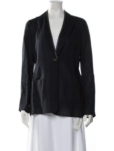 Pre-owned Brunello Cucinelli Blazer W/ Tags In Blue