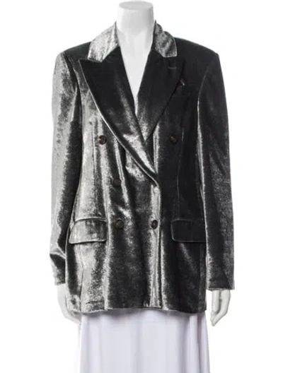 Pre-owned Brunello Cucinelli Blazer W/ Tags In Gray