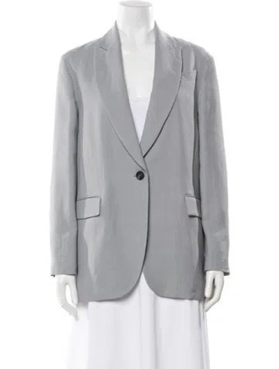 Pre-owned Brunello Cucinelli Blazer W/ Tags In Gray