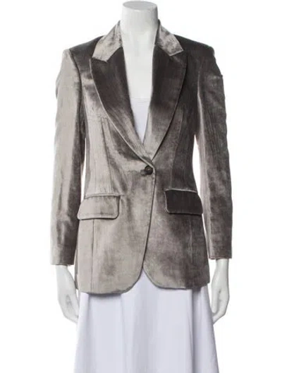 Pre-owned Brunello Cucinelli Blazer W/ Tags In Gray