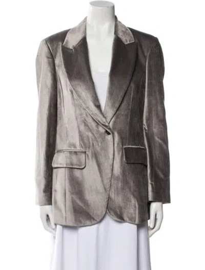 Pre-owned Brunello Cucinelli Blazer W/ Tags In Gray
