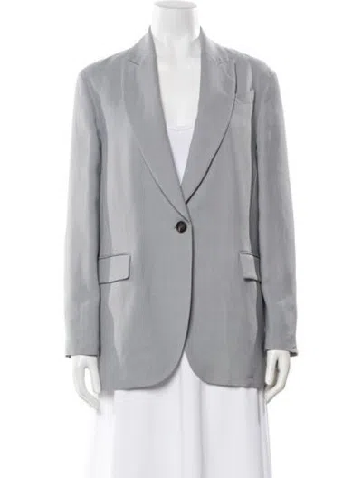 Pre-owned Brunello Cucinelli Blazer W/ Tags In Grey
