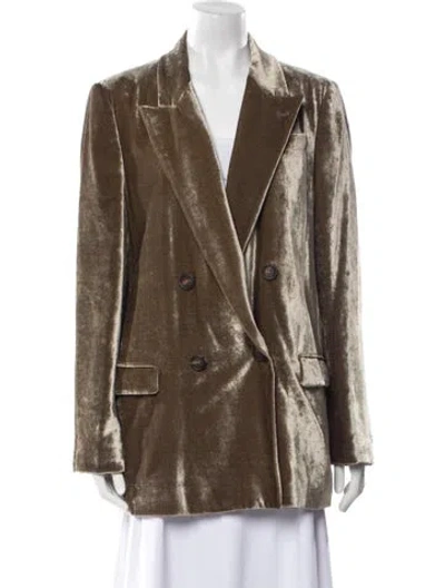 Pre-owned Brunello Cucinelli Blazer W/ Tags In Neutral