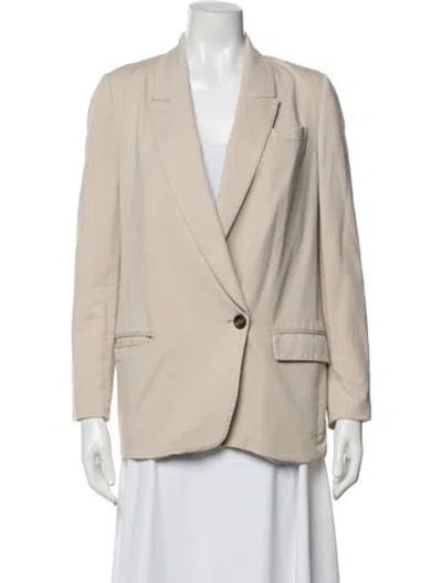 Pre-owned Brunello Cucinelli Blazer W/ Tags In Neutral