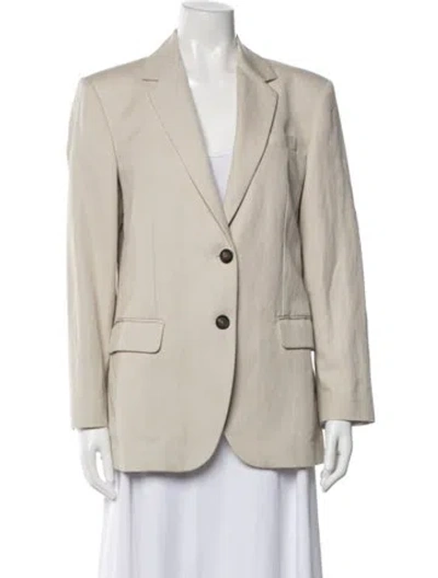 Pre-owned Brunello Cucinelli Blazer W/ Tags In Neutral