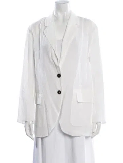 Pre-owned Brunello Cucinelli Blazer In White