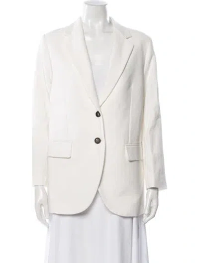 Pre-owned Brunello Cucinelli Blazer In White