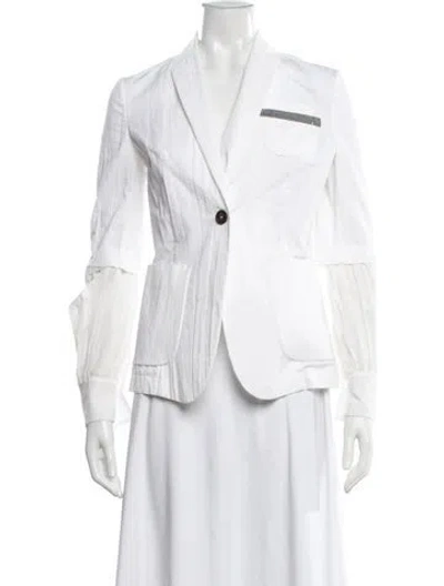 Pre-owned Brunello Cucinelli Blazer In White
