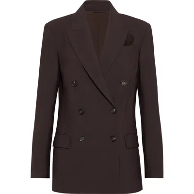 BRUNELLO CUCINELLI BRUNELLO CUCINELLI BLAZER WITH MONILI
