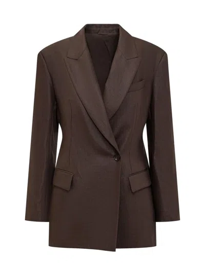 Brunello Cucinelli Blazers & Vests In Brown