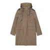 Brunello Cucinelli Blend Cotton Parka Women In Brown
