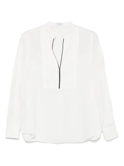 Brunello Cucinelli Blouse In White