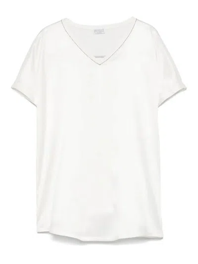 Brunello Cucinelli Blouse In Beige