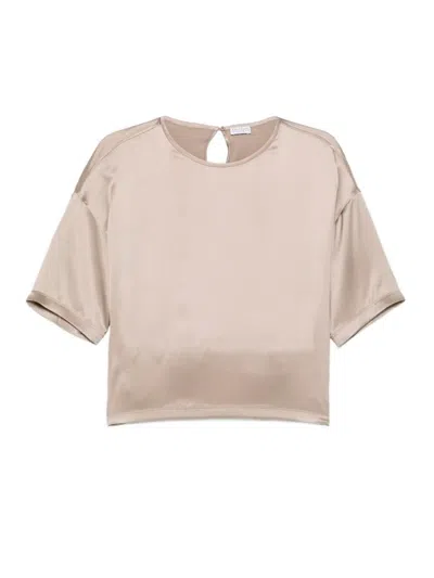 Brunello Cucinelli Blouse In Gray