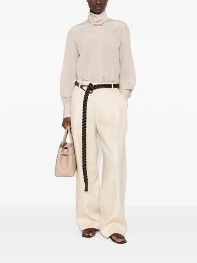 Brunello Cucinelli Blouse In Neutral