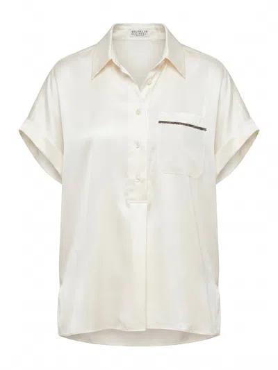 Brunello Cucinelli Blouse In Black