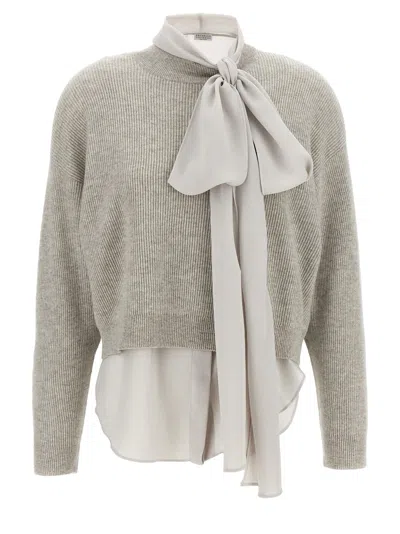 BRUNELLO CUCINELLI BLOUSE SWEATER