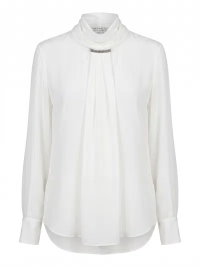 Brunello Cucinelli Blouse In White