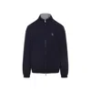 Brunello Cucinelli Water-resistant Long-sleeve Jacket In Blue