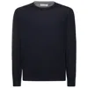 Brunello Cucinelli Round Neck Pullover Sweater In Black