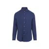Brunello Cucinelli Buttoned Long-sleeved Shirt In Blue