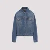 Brunello Cucinelli Long-sleeved Denim Jacket In Blue
